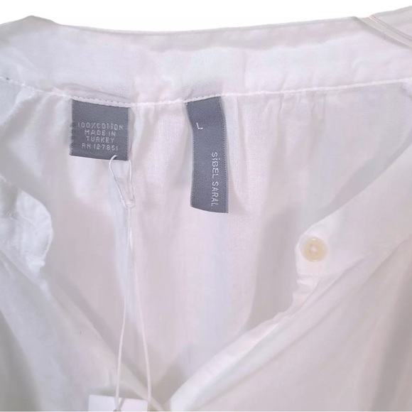 NWT $250 Sibel Saral Cotton Boho Pheasant size Large - Picture 5 of 8